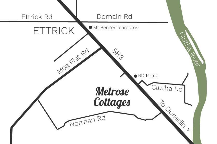 Melrose Cottages Millers Flat Exterior foto
